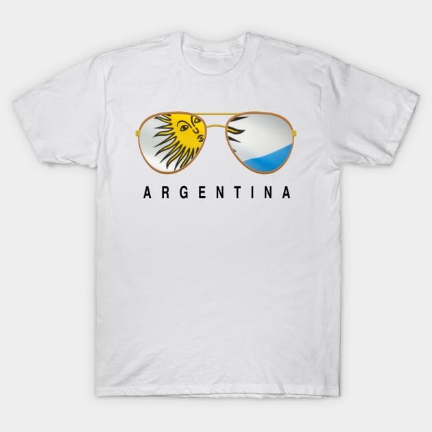 Argentina sunglasses T-Shirt by JayD World